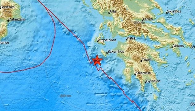 Nέος σεισμός 5,6 Ρίχτερ ανοιχτά της Ζακύνθου