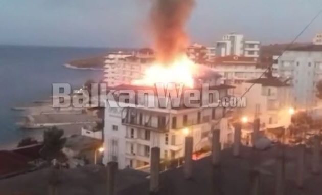 Πυρκαγιά ξέσπασε στο ελληνικής ιδιοκτησίας ξενοδοχείο «Ήπειρος» στους Άγιους Σαράντα της Βόρειας Ηπείρου