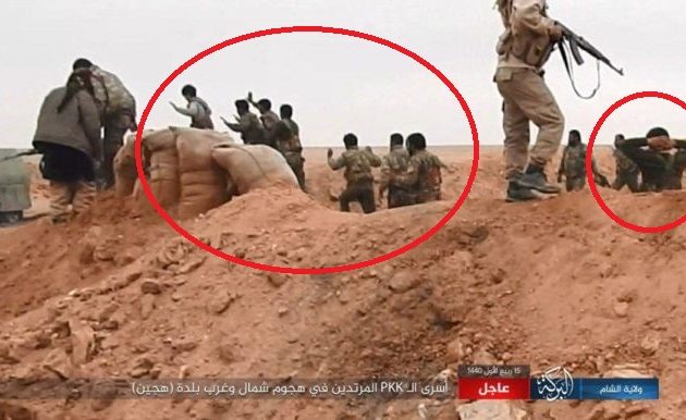 Το Ισλαμικό Κράτος αιχμαλώτισε μαχητές των SDF σε άγρια μάχη (φωτο)