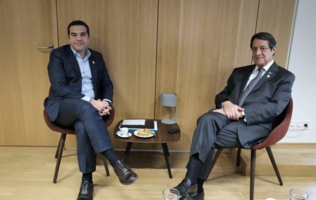 Συνάντηση Τσίπρα-Αναστασιάδη στις Βρυξέλλες με ατζέντα το μεγάλο παιχνίδι στην Ανατολική Μεσόγειο