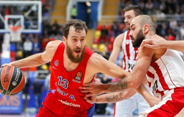 Euroleague: Πάλεψε αλλά έχασε στη Μόσχα ο Ολυμπιακός 69-65 από την ΤΣΣΚΑ