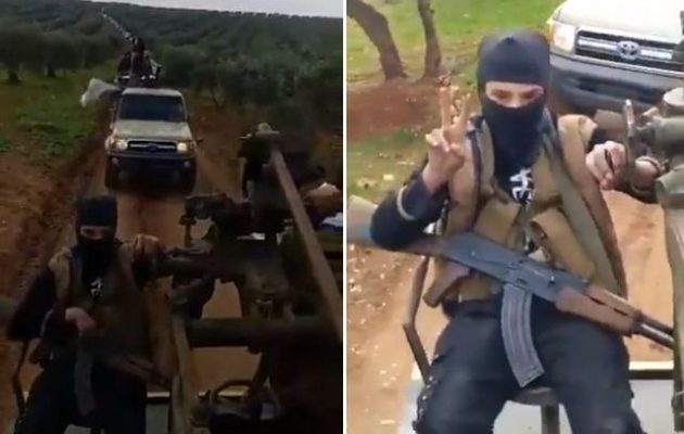 Οι τζιχαντιστές του Ερντογάν παίρνουν θέσεις με τις ευλογίες του Τραμπ να σφάξουν τους Κούρδους (βίντεο)