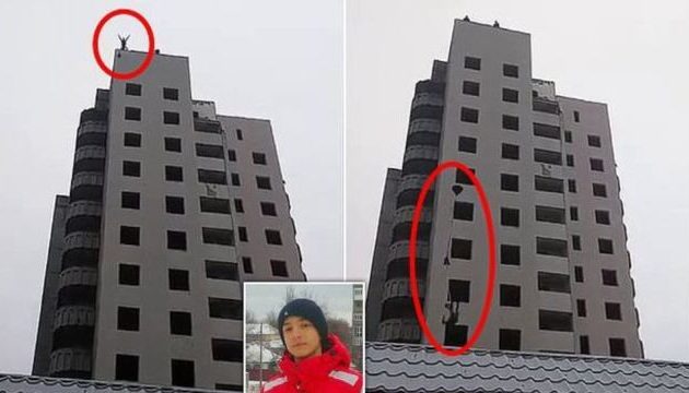 Έκανε «άλμα» στον θάνατο και η μητέρα του τον επευφημούσε (φωτο+βίντεο)