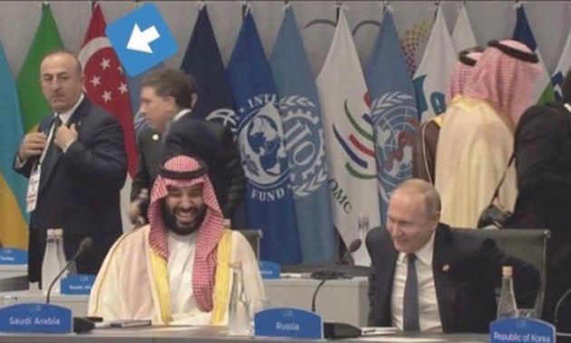 Πρίγκιπας και Πούτιν έκαναν «κόλλα πέντε» και ο Τσαβούσογλου κοίταγε με το βλέμμα της «φάπας» (βίντεο)