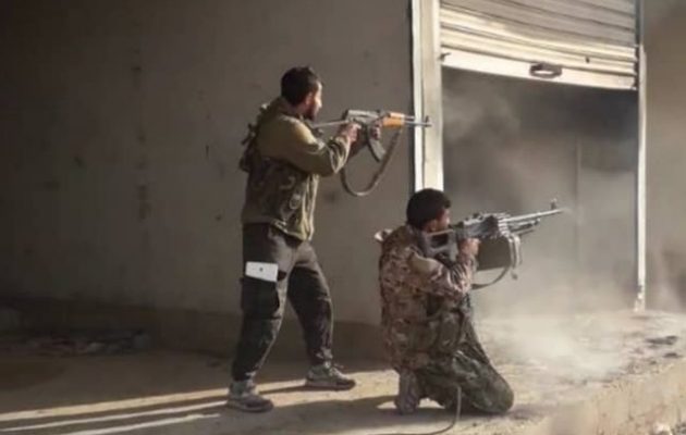 Οι Κούρδοι (SDF) μαζί με τους Σύρους πολεμάνε τους τζιχαντιστές του Ερντογάν