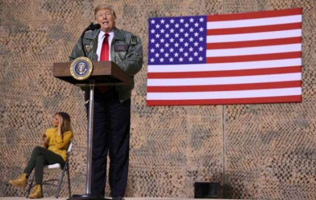 Τραμπ: Θα φύγουμε από τη Συρία, θα μείνουμε στο Ιράκ και θα επιχειρούμε από το Ιράκ εάν χρειαστεί