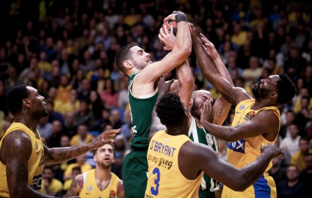 Euroleague: «Βούλιαξε» ο Παναθηναϊκός – Έχασε από την Μακάμπι 84-75