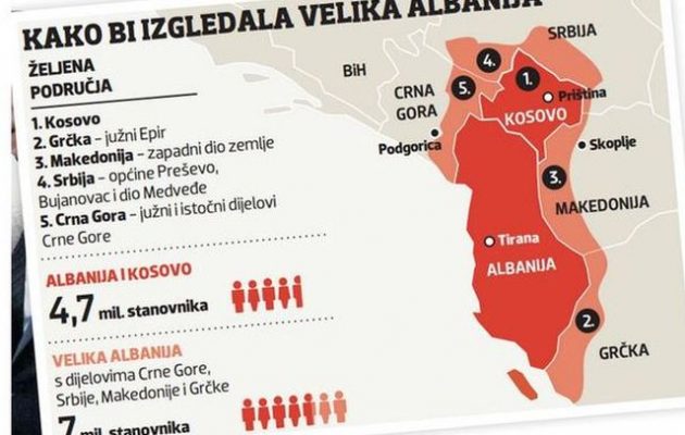 Η Μεγάλη Αλβανία του Έντι Ράμα διεκδικεί ελληνικά εδάφη – Το σχέδιο προχωρά