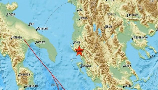Σεισμός 4,4 Ρίχτερ στη Χειμάρρα στις 21.27 της Παρασκευής