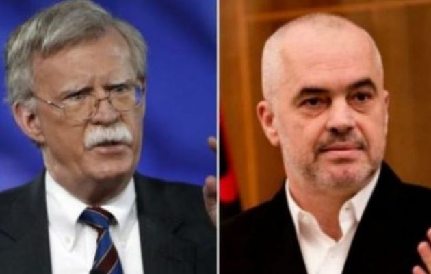 Ο Τζον Μπόλτον τηλεφώνησε στον Έντι Ράμα για το Κόσοβο