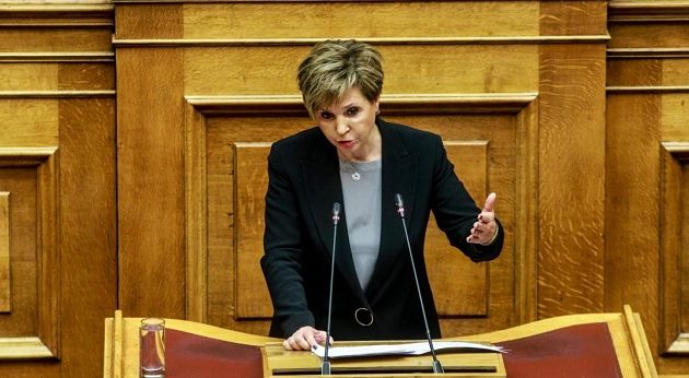 Γεροβασίλη: Οι Αρχές έχουν τα ονόματα όσων απειλούν βουλευτές