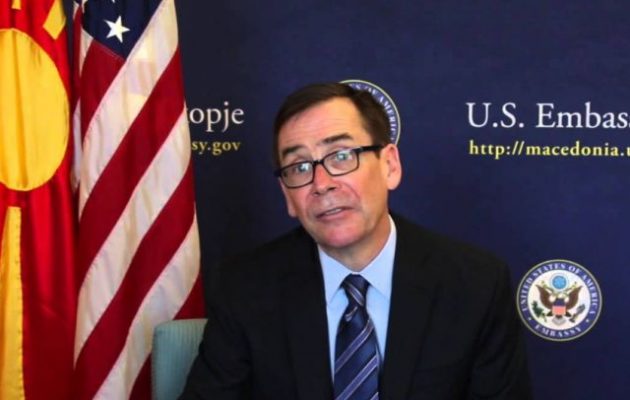 Ο Αμερικανός Πρεσβευτής στα Σκόπια απάντησε γιατί τα θέλουν οι ΗΠΑ