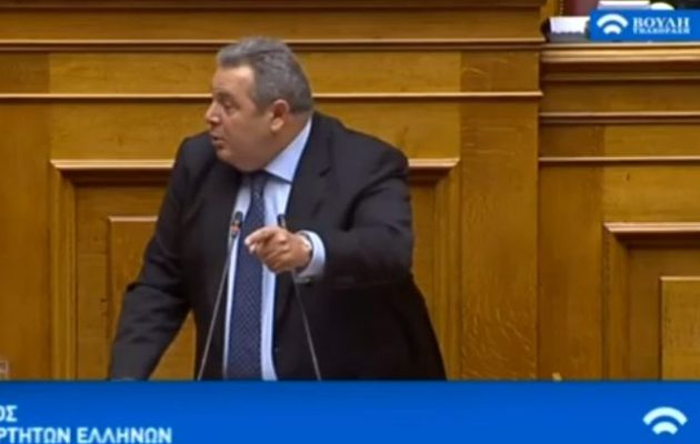 Ξεκατίνιασμα στη Βουλή με Καμμένο και Βούλτεψη «βόλτα με κότερο» και… αλκοτέστ (βίντεο)