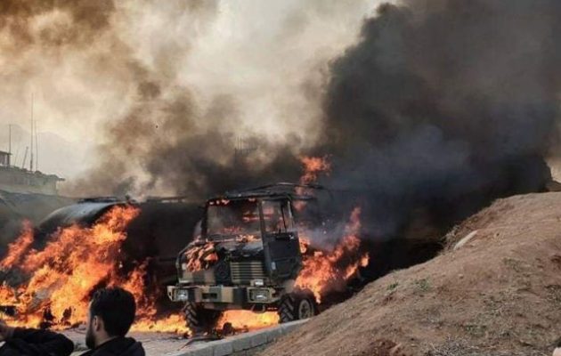 Κούρδοι διαδηλωτές συνέλαβαν το Σάββατο δύο Τούρκους στρατιώτες