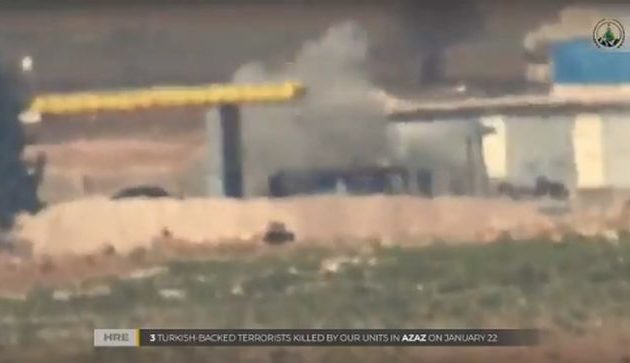 Οι Κούρδοι έπληξαν με ρουκέτα στρατόπεδο μισθοφόρων της Τουρκίας στη Συρία (βίντεο)