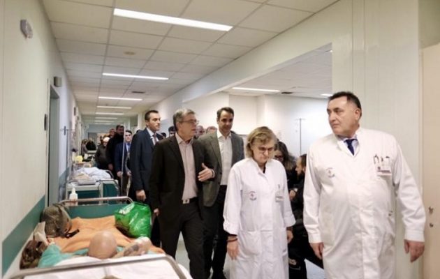 To Αττικό Νοσοκομείο επισκέφθηκε ο Κυριάκος Μητσοτάκης