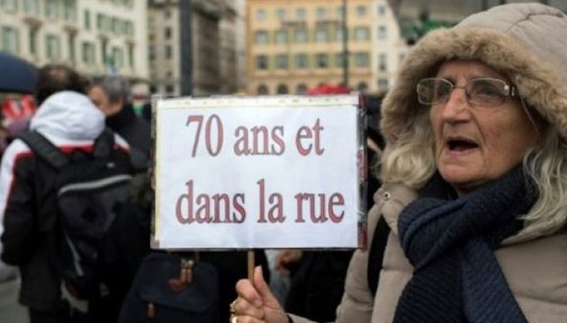 Στους δρόμους οι Γάλλοι συνταξιούχοι – «Δεν μπορούμε να ζούμε άλλο στη μιζέρια»