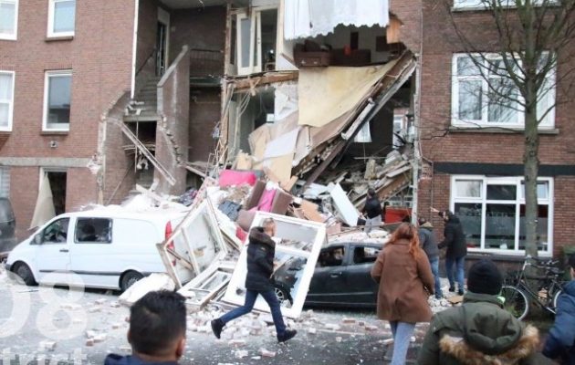 Ολλανδία: Ισχυρή έκρηξη σε κτίριο στη Χάγη – Φόβοι για εγκλωβισμένους στα συντρίμμια