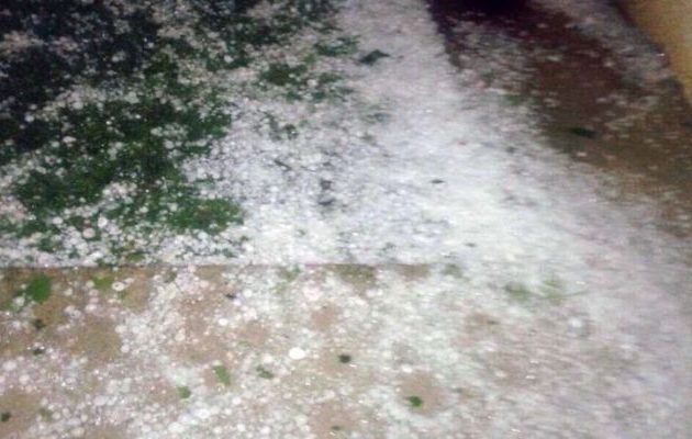 Η «Σοφία» χτύπησε την Κέρκυρα «σαρώνοντας» την με χαλάζι