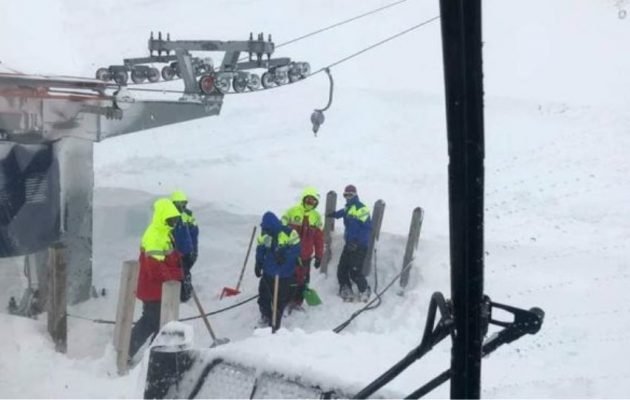 Χιονοστιβάδα στα Καλάβρυτα – Έκλεισε το χιονοδρομικό κέντρο