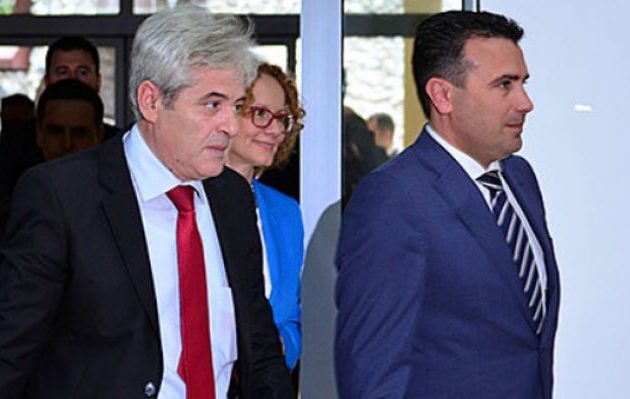Ζάεφ και Αχμέτι συμφώνησαν να κατεβάσουν κοινό υποψήφιο πρόεδρο απέναντι στους «αρχαιομακεδόνες»