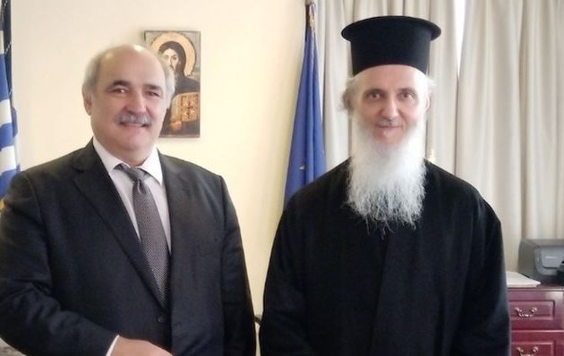 Πολύ σημαντικά θέματα συζήτησαν ο Μπόλαρης με τον μητροπολίτη Κορέας