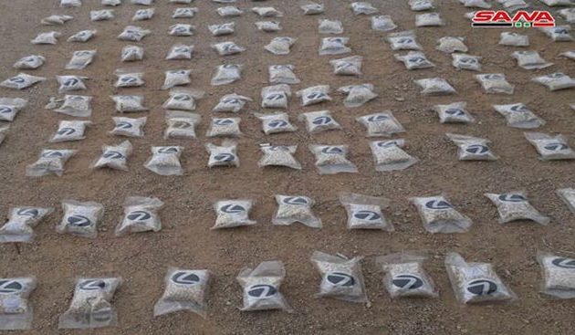 Φορτίο ενός εκατομμυρίου χαπιών Captagon κατάσχεσαν οι συριακές Αρχές