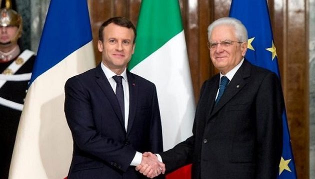 Μακρόν σε Ματαρέλα: Σε περιμένω να έρθεις στη Γαλλία