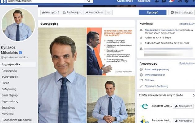 Η Ν.Δ. χρωστά 220 εκατ. στις τράπεζες και ρίχνει μπόλικο χρήμα στο Facebook για τον Μητσοτάκη