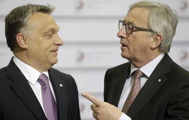 «Κεραυνοί» Γιούνκερ κατά Όρμπαν: Oι ακροδεξιοί δεν ανήκουν στο ΕΛΚ