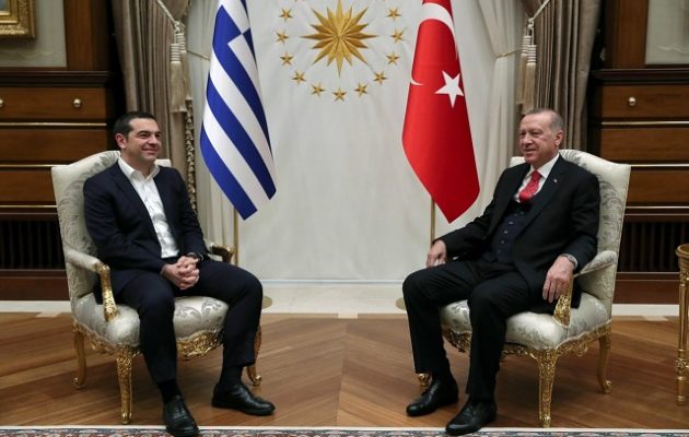 Ολοκληρώθηκε η συνάντηση Ερντογάν-Τσίπρα – Συνομιλούσαν για πάνω από δύο ώρες