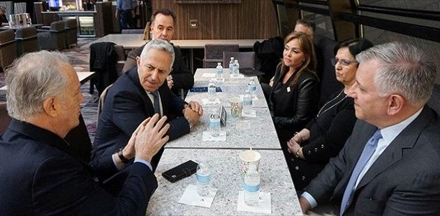 Στις ΗΠΑ ο Αποστολάκης – Συνάντησε ομογενειακές οργανώσεις στη Νέα Υόρκη