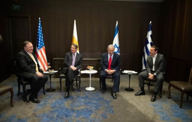 Ελλάδα, Κύπρος, Ισραήλ και ΗΠΑ δήλωσαν ότι θα αμυνθούν από κοινού σε οποιαδήποτε απειλή
