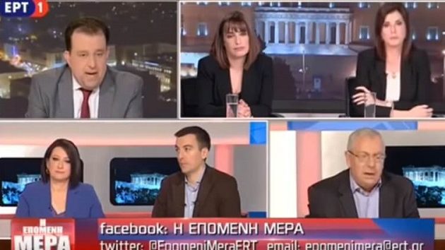 Μαλέλης και Κοτρώτσος «πλακώθηκαν» στον αέρα της ΕΡΤ (βίντεο)