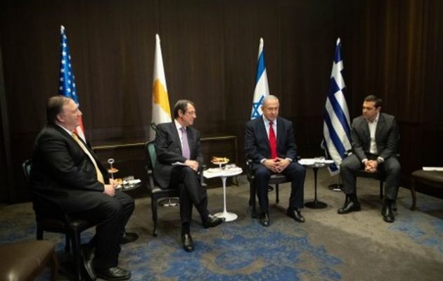 Μάικ Πομπέο: Εταίροι στην ενέργεια και την ασφάλεια Ισραήλ, Κύπρος και Ελλάδα