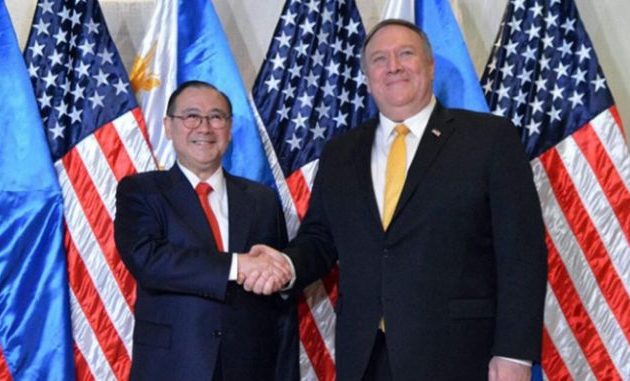 Ο Πομπέο προειδοποίησε την Κίνα ότι οι ΗΠΑ θα πολεμήσουν στο πλευρό των Φιλιππίνων