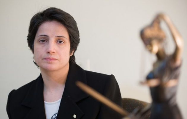 Σε 148 βουρδουλιές και 38 έτη κάθειρξη καταδικάστηκε η Ιρανή δικηγόρος Νασρίν Σοτουντέχ