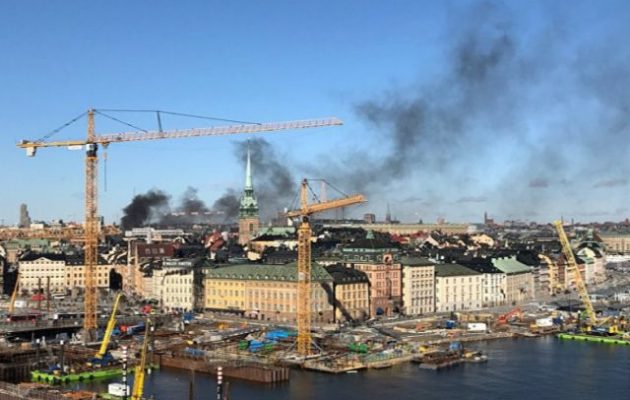 Ισχυρή έκρηξη ταρακούνησε τη Στοκχόλμη (φωτο)