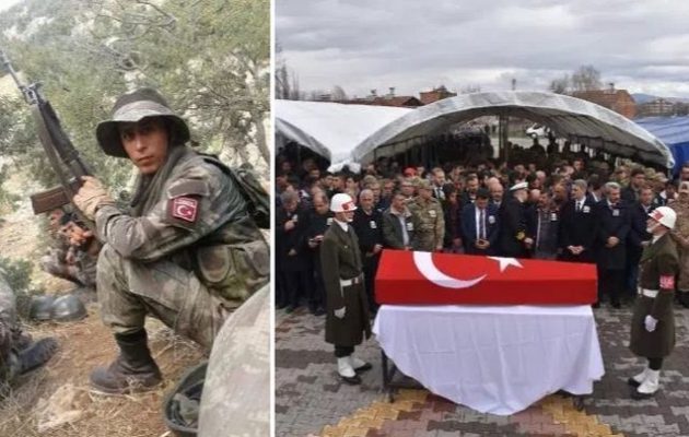 Κηδεύτηκε 25χρονος Τούρκος κομάντο που σκότωσαν οι Κούρδοι στη Συρία