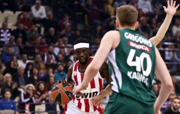 Ο Ολυμπιακός έχασε 72-68 στο ΣΕΦ από τη Ζαλγκίρις και «έμπλεξε» για την πρόκριση