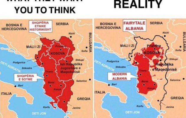 «Γιατί η Μεγάλη Αλβανία είναι επικίνδυνη», ρωσικό δημοσίευμα