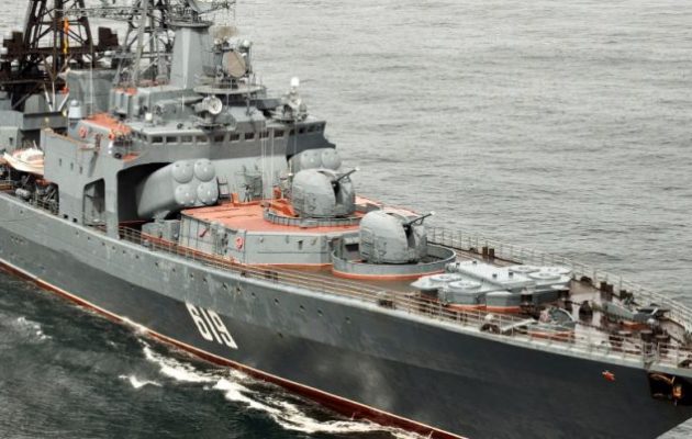 Το ρωσικό ανθυποβρυχιακό πλοίο Severomorsk στο λιμάνι Λεμεσού
