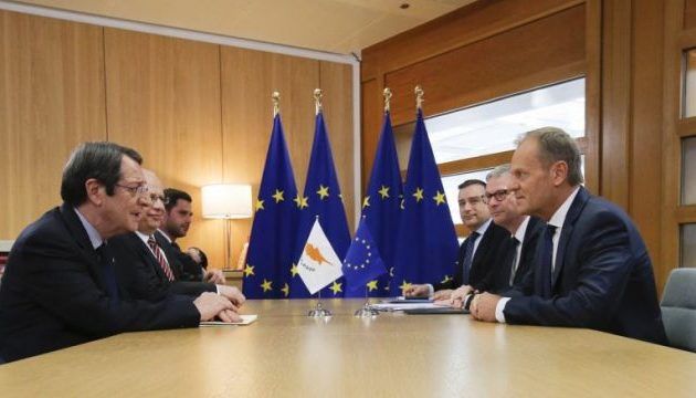 Ο Αναστασιάδης ενημέρωσε τον Τουσκ για τις τουρκικές προκλήσεις