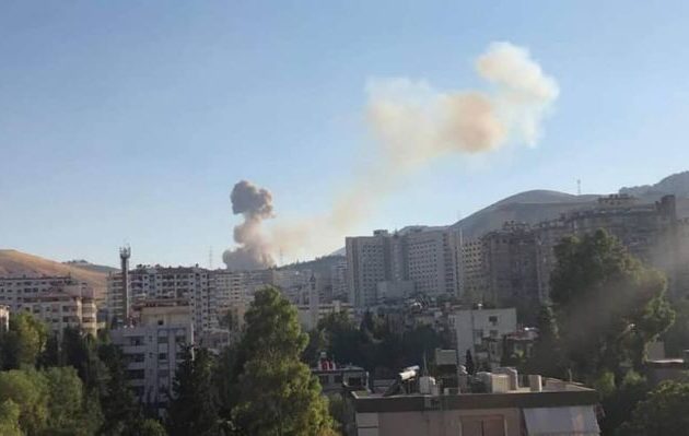 Ανατινάχτηκε αποθήκη πυρομαχικών στη Δαμασκό