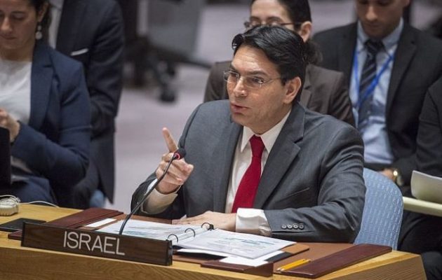 Ισραηλινός Πρέσβης ΟΗΕ: «Ποιο είναι το πρόβλημα των Παλαιστινίων με τη συνθηκολόγηση;»