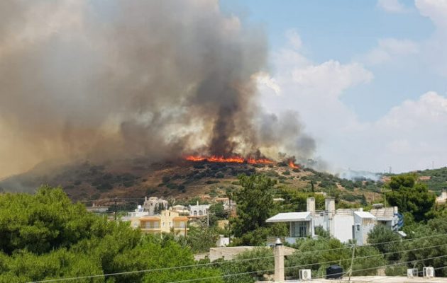 Υπό έλεγχο η φωτιά στο Λαγονήσι – Την έβαλε κατά λάθος ηλικιωμένος