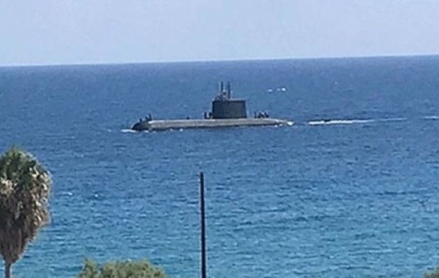 Τουρκικό υποβρύχιο στα ανοιχτά της Κερύνειας