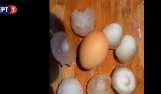 Χαλάζι σε μέγεθος αβγού στη Φλώρινα – Νεκροί και δεκάδες τραυματίες στη Χαλκιδική