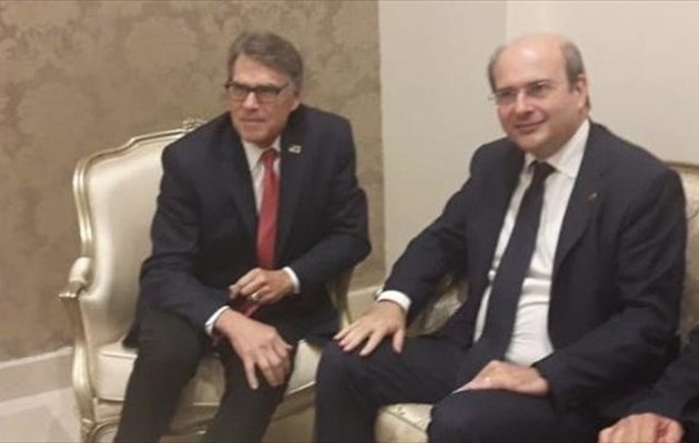 Οι ελληνοαμερικανικές ενεργειακές σχέσεις στη συνάντηση Χατζηδάκη-Πέρι