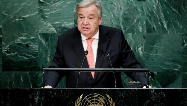Γκουτέρες: Ο κόσμος ξεμένει από φρένα στον πυρηνικό πόλεμο